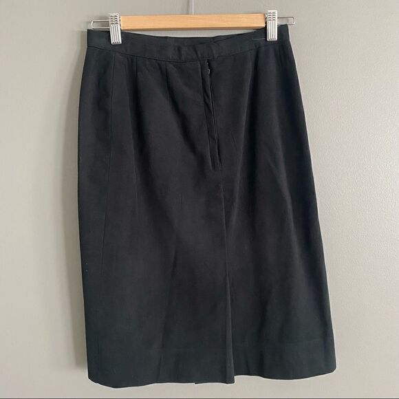 Suede Leather High Waist Pencil Skirt Womens Size 26 - Picture 1 of 6